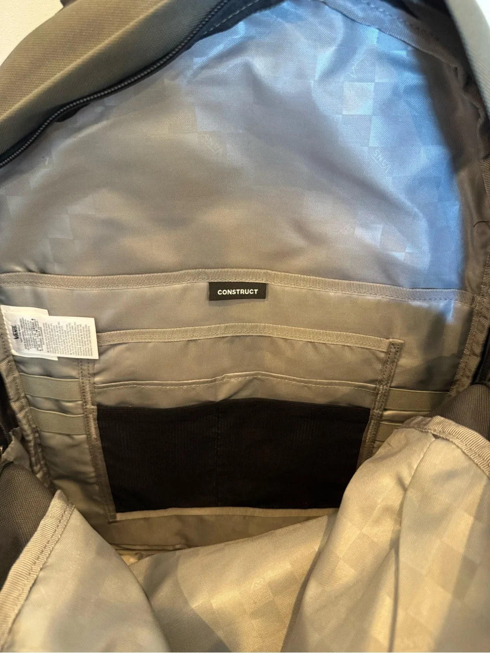 Vans Construct Backpack Khaki & Olive Green